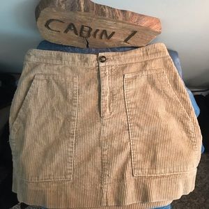Corduroy skirt
